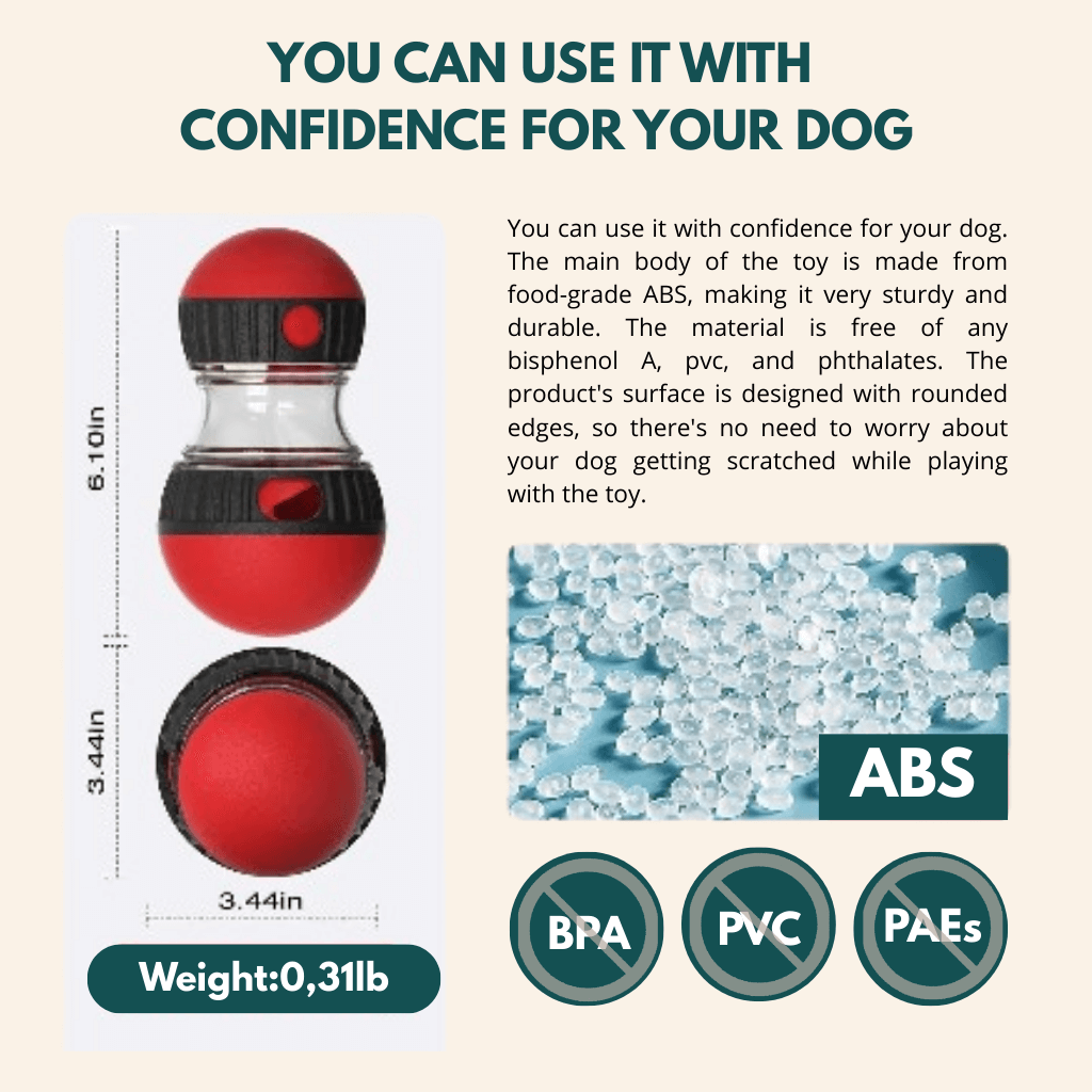 Interactive Treat Dispenser Toy for Dogs